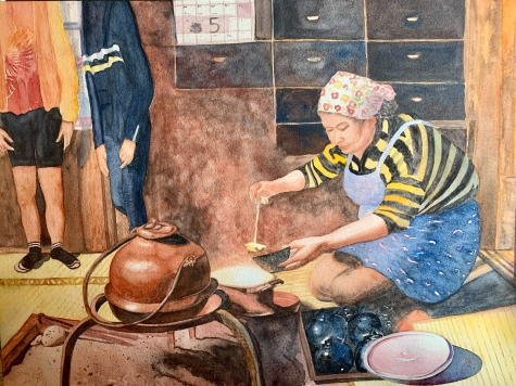 Breakfast in Takayama 2 Breakfast in Takayama